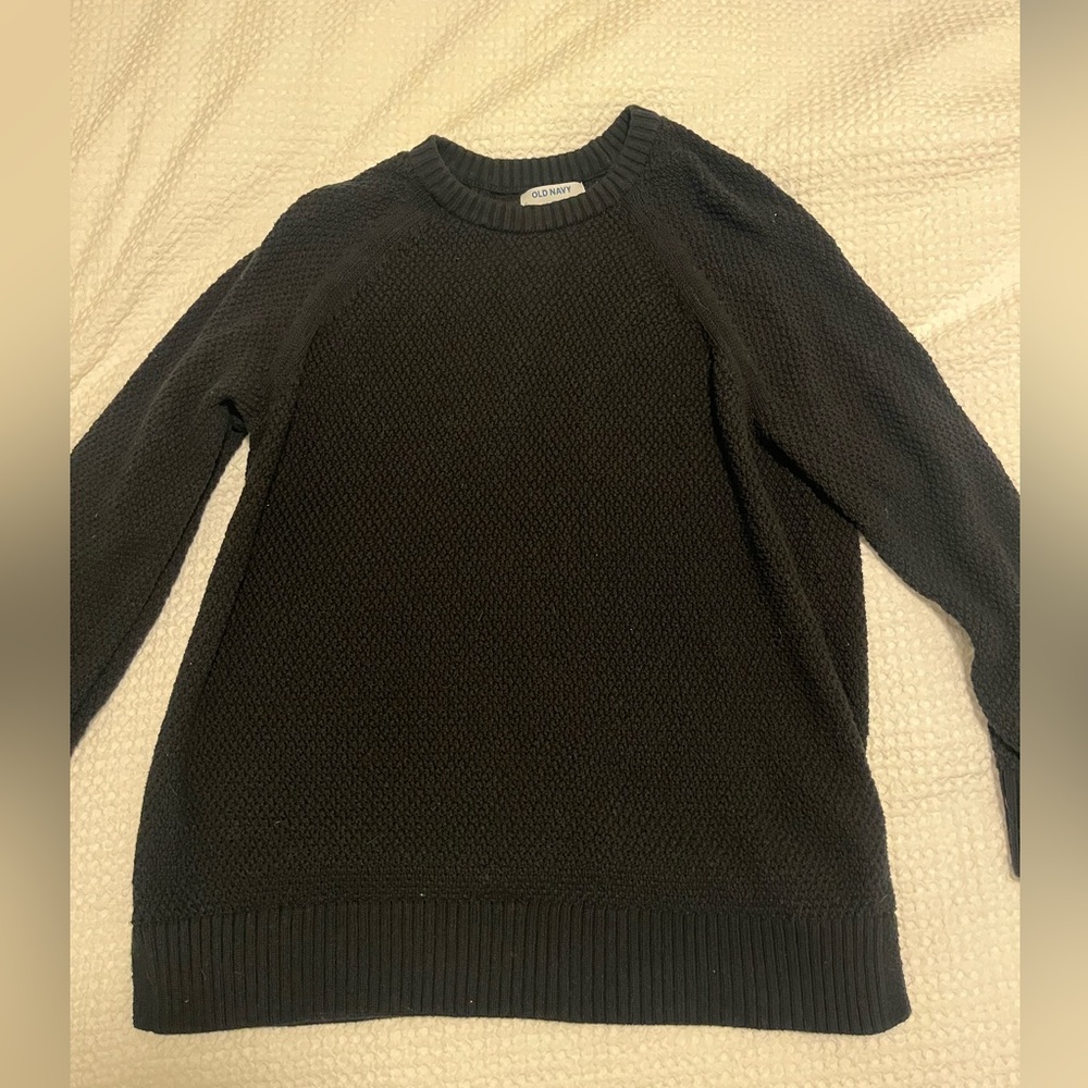 Old Navy Black Oversized Sweater